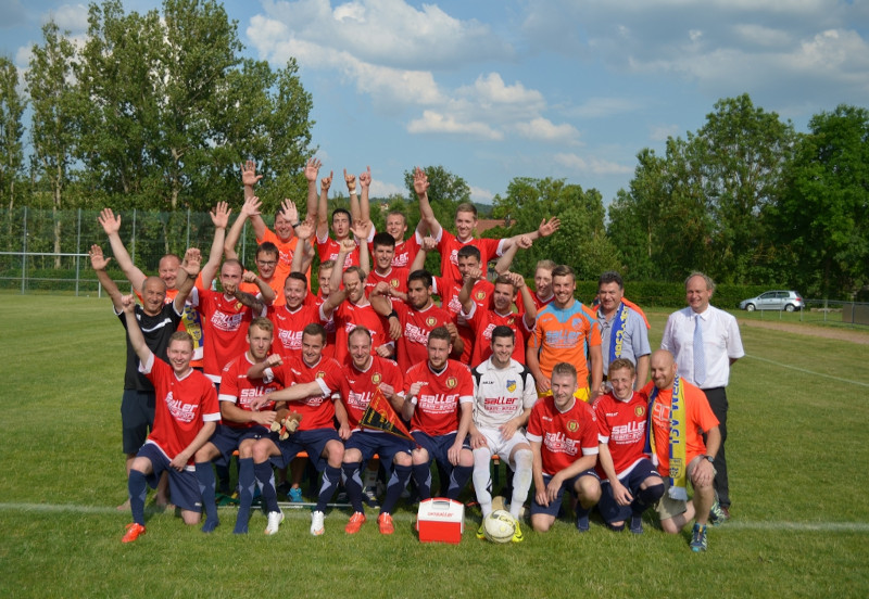 Mannschaft der Kreisliga A-Meisterschaft 2015.